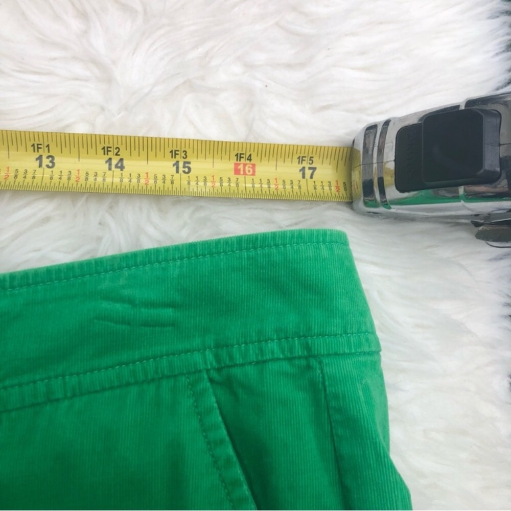 Lilly Pulitzer Green Corduroy Pants Cords - Picture 9 of 14